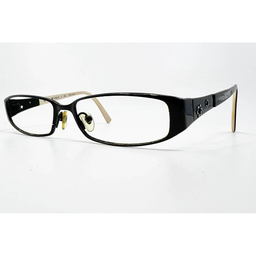 Vogue Eyeglasses Womens Black Floral VO 3617 352 51-15-135